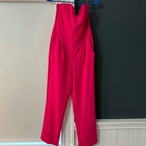 Express Jumpsuit, hot pink, size 6